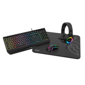 Pack Gaming Krom Kenya Qwerty Español Negro Multicolor de Krom, Teclados - Ref: S0458610, Precio: 32,37 €, Descuento: %