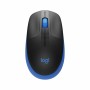 Optical Wireless Mouse Logitech M190 1000 dpi Blue Black/Blue by Logitech, Mice - Ref: S0460418, Price: 12,84 €, Discount: %