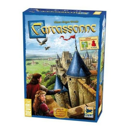 Board game Carcassonne Devir 222593 by Devir, Board Games - Ref: S0460522, Price: 25,19 €, Discount: %