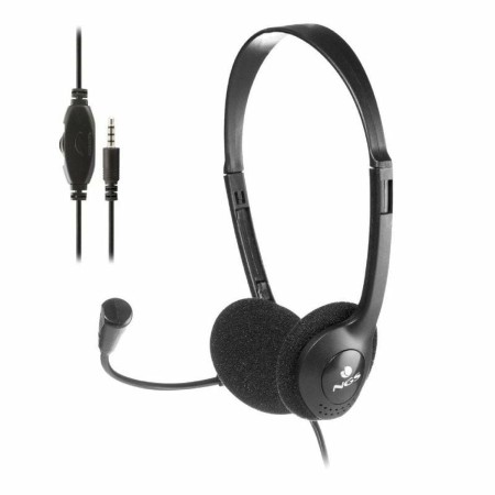 Kopfhörer mit Mikrofon NGS MS103MAX Schwarz von NGS, Headsets mit Mikrofonen - Ref: S0460576, Preis: 8,25 €, Rabatt: %