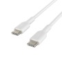 Câble USB-C Belkin CAB003BT1MWH Blanc 1 m de Belkin, Câbles USB - Réf : S0460897, Prix : 7,43 €, Remise : %