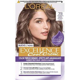 Dauerhafte Creme-Coloration L'Oreal Make Up Excellence Cool Creme Intensiv Aschblond 7,11 von L'Oreal Make Up, Farben - Ref: ...