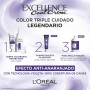 Coloração Permanente em Creme L'Oreal Make Up Excellence Cool Creme Intenso Loiro Cinza 7,11 de L'Oreal Make Up, Coloração pe...