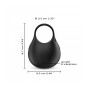 Anillo para el Pene Marc Dorcel Fun Bag Negro de Marc Dorcel, Anillos - Ref: M0401869, Precio: 31,75 €, Descuento: %