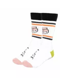 Chaussettes Otaku Unisexe Blanc de Otaku, Chaussettes Classiques - Ref: S0737292, Precio: €5.81, Descuento: %