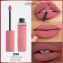 Lipgloss L'Oreal Make Up Infaillible Matte Resistance Lipstick & Chill Nº 200 (1 Stück) von L'Oreal Make Up, Lippenstifte - R...