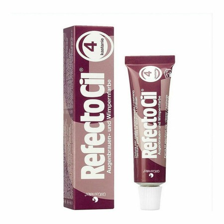 Teinture pour Cils RefectoCil Eyelash And Eyebrow Tint Nº 4 Chesthut 15 ml de RefectoCil, Traitements et soins des cils - Réf...