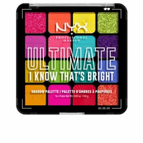 Palette d'ombres à paupières NYX Ultimate I know that's bright 16 x 0,83 g de NYX, Fards à paupières - Réf : S05118315, Prix ...