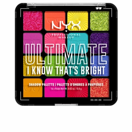 Paleta de Sombras de Olhos NYX Ultimate I know that's bright 16 x 0,83 g de NYX, Sombras de olhos - Ref: S05118315, Preço: 22...