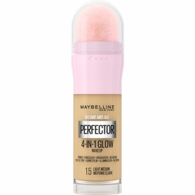 Base per Trucco Fluida Maybelline Instant Age Perfector Glow Nº 1,5 Light Medium 20 ml di Maybelline, Fondotinta - Rif: S0512...