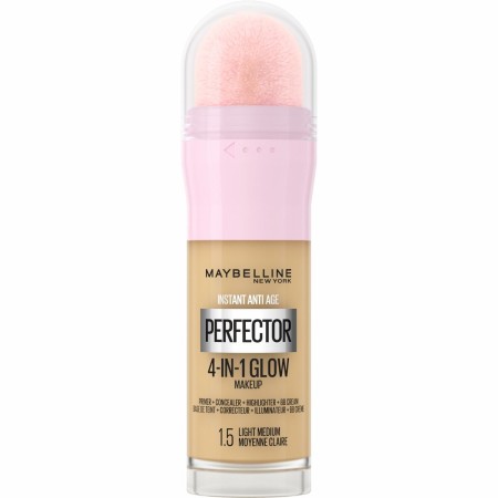 Base de maquillage liquide Maybelline Instant Age Perfector Glow Nº 1,5 Light Medium 20 ml de Maybelline, Fonds de teint - Ré...