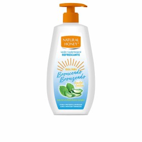 Lotion Corporelle Hydratant Autobronzant Natural Honey ALOE VERA BRONCEADO 360 ml de Natural Honey, Hydratants - Réf : S05125...