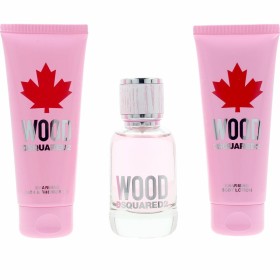 Conjunto de Perfume Mulher Dsquared2 WOOD POUR FEMME 3 Peças de Dsquared2, Conjuntos - Ref: S05128225, Preço: 47,83 €, Descon...