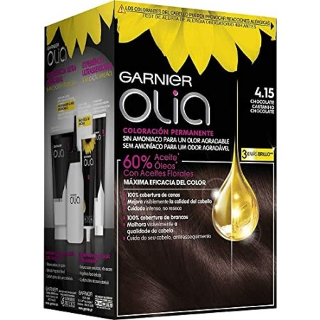 Tintura Senza Ammoniaca Olia Garnier 3600541234574 Cioccolato di Garnier, Colore permanente - Rif: S0521920, Prezzo: 10,32 €,...