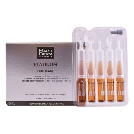 Ampoules Platinum Photo Age Martiderm (2 ml) de Martiderm, Hydratants - Réf : S0566183, Prix : 31,36 €, Remise : %