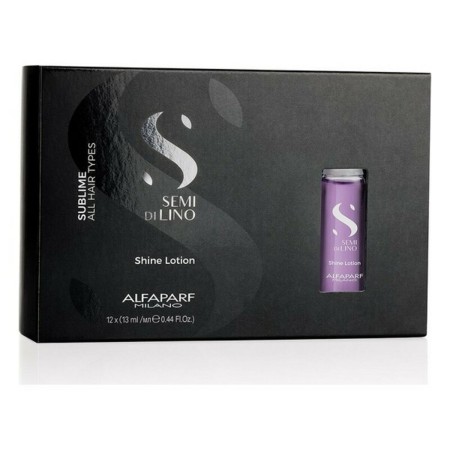 Schützende Haarpflege-Kur Semi di Lino Sublime Shine Lotion Alfaparf Milano (12 x 13 ml) von Alfaparf Milano, Haar- und Kopfh...