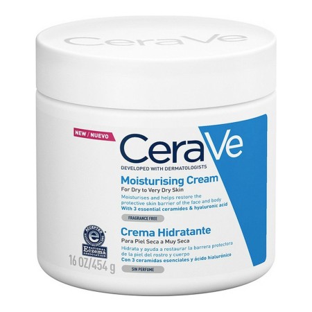 Ultra Moisturising Cream CeraVe Very dry skin (454 g) by CeraVe, Moisturisers - Ref: S0584477, Price: 17,58 €, Discount: %