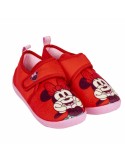 Zapatillas de Estar por Casa Minnie Mouse Rojo Velcro | Tienda24 Tienda24.eu