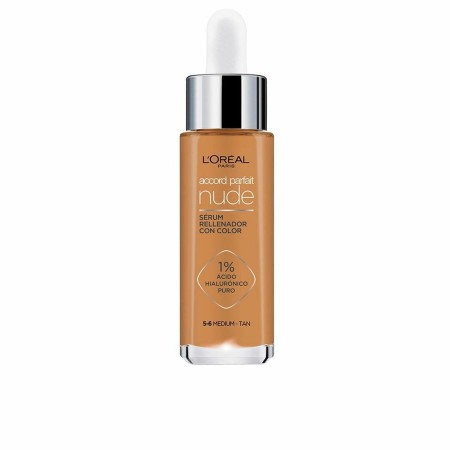 Base de Maquillage Crémeuse L'Oreal Make Up Accord Parfait 5-6 (30 ml) de L'Oreal Make Up, Fonds de teint - Réf : S0588358, P...