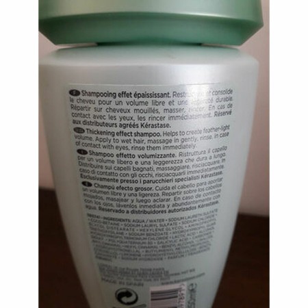 Champú para Dar Volumen Bain Volumifique Kerastase Resistance Bain Volumifique, 250 ml (250 ml) de Kerastase, Champús - Ref: ...