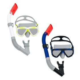 Snorkel Goggles and Tube Bestway White Dark blue Adult (1 Unit) by Bestway, Snorkelling Packages - Ref: D1400692, Price: 12,3...