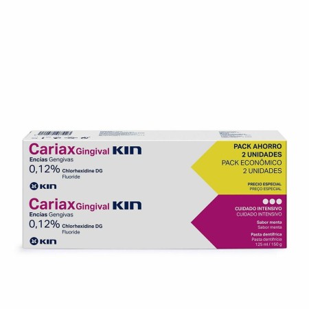 Pasta de dentes Kin Cariax Gingival (2 Peças) (2 x 125 ml) de Kin, Pastas de dentes - Ref: S0596377, Preço: 10,62 €, Desconto: %