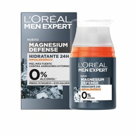 Hydrating Facial Cream L'Oreal Make Up Men Expert Magnesium Defense 24 hours 50 ml by L'Oreal Make Up, Moisturisers - Ref: S0...