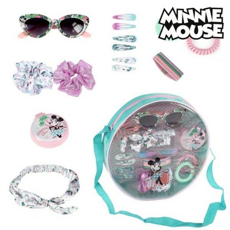 Necessaire con Accessori Minnie Mouse CD-25-1644 Multicomposizione 26 x 26 x 6 cm (19 pcs) di Minnie Mouse, Beauty Case da vi...