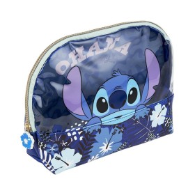 Neceser de Viaje Stitch Azul Poliuretano de Stitch, Neceseres de viaje - Ref: S0734651, Precio: 9,22 €, Descuento: %