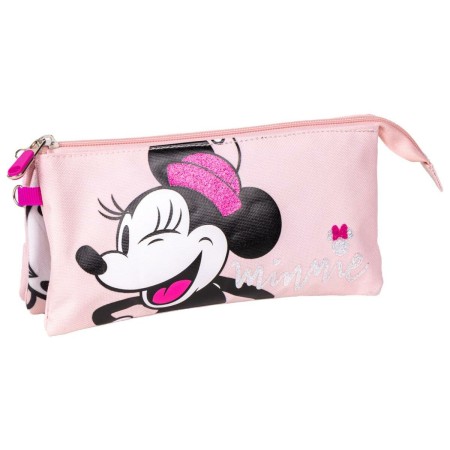 Malas para tudo triplas Minnie Mouse 22,5 x 2 x 11,5 cm Cor de Rosa de Minnie Mouse, Estojos - Ref: S0736705, Preço: 7,60 €, ...