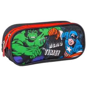 Double Carry-all The Avengers 22,5 x 8 x 10 cm Black by The Avengers, Pencil cases - Ref: S0736706, Price: 7,60 €, Discount: %