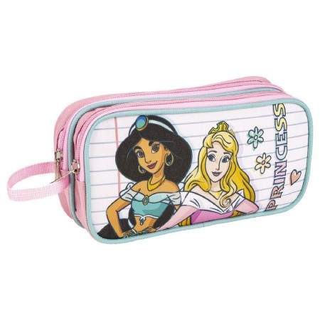 Double Carry-all Disney Princess Pink 22,5 x 8 x 10 cm by Disney Princess, Pencil cases - Ref: S0736867, Price: 6,18 €, Disco...