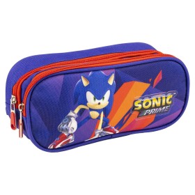 School Case Sonic Purple 22,5 x 8 x 10 cm by Sonic, Pencil cases - Ref: S0736896, Price: 7,60 €, Discount: %