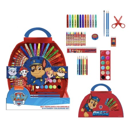 Stationery Set The Paw Patrol Briefcase Dark blue by The Paw Patrol, School Supply Sets - Ref: S0737425, Price: 10,66 €, Disc...