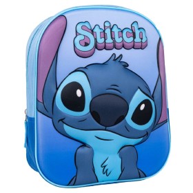 Mochila Escolar 3D Stitch Azul 25 x 31 x 10 cm de Stitch, Mochilas infantiles - Ref: S0737818, Precio: 9,17 €, Descuento: %