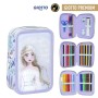 Pochette à crayons triple Frozen Lila 12,5 x 6,5 x 19,5 cm de Frozen, Trousses - Réf : S0740083, Prix : 16,86 €, Remise : %