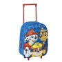 School Rucksack with Wheels The Paw Patrol Blue 25 x 31 x 10 cm by The Paw Patrol, Children's Backpacks - Ref: S0740125, Pric...