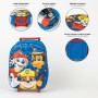 Mochila Escolar com Rodas The Paw Patrol Azul 25 x 31 x 10 cm de The Paw Patrol, Mochilas infantis - Ref: S0740125, Preço: 14...