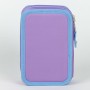 Pochette à crayons triple Frozen Bleu clair 12,5 x 6,5 x 19,5 cm de Frozen, Trousses - Réf : S0740419, Prix : 15,62 €, Remise...