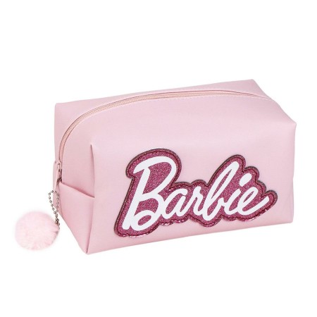 Reise-Toilettentasche Barbie Hellrosa 100 % Polyurethan 23 x 13 x 9 cm von Barbie, Kosmetikkoffer - Ref: S0741079, Preis: 8,0...