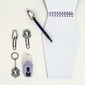 Set de Papelaria Wednesday Roxo de Wednesday, Conjuntos de material escolar - Ref: S0741230, Preço: 10,74 €, Desconto: %