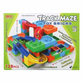 Jogo de Construção com Blocos Track Maze 118063 (128 pcs) de BigBuy Fun, Jogos de construção - Ref: S1123675, Preço: 5,87 €, ...