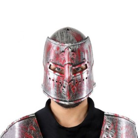 Capacete Medieval 112090 Cinzento de BigBuy Carnival, Disfarces com acessórios - Ref: S1125462, Preço: 5,60 €, Desconto: %