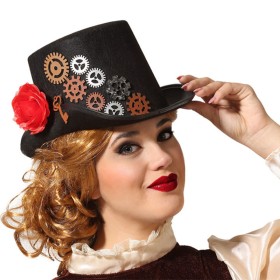 Cappello Steampunk Nero di BigBuy Carnival, Kit di travestimento - Rif: S1126314, Prezzo: 6,09 €, Sconto: %