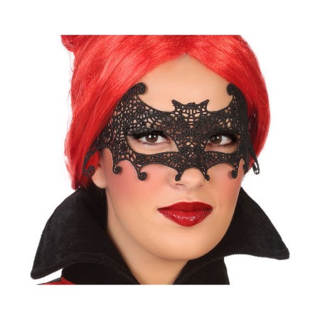 Masque Noir Chauve-souris de BigBuy Carnival, Masques de gardien - Réf : S1130662, Prix : 0,64 €, Remise : %