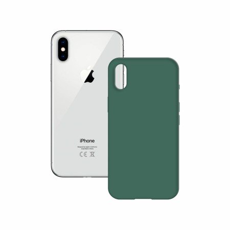 Custodia per Cellulare KSIX iPhone XS Max Verde Iphone XS MAX | Tienda24 - Global Online Shop Tienda24.eu