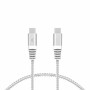 USB-C to USB-C Cable KSIX White | Tienda24 - Global Online Shop Tienda24.eu