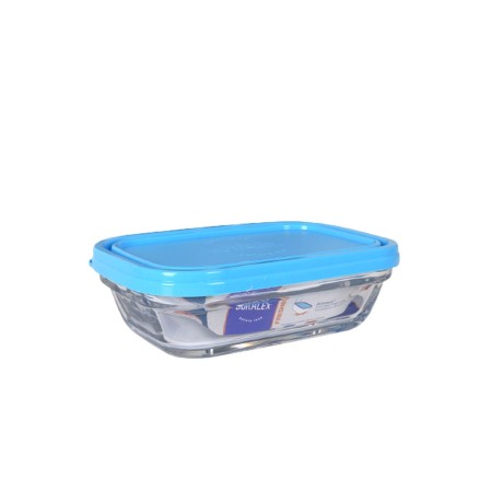 Lancheira Retangular com Tampa Duralex Freshbox Azul 400 ml de Duralex, Armazenamento de alimentos - Ref: S2213994, Preço: 1,...