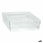 Boîte Multiusage Modulaire Transparent 22,5 x 15,5 x 5,3 cm (12 Unités) de BigBuy Home, Boîtes et coffres de rangement - Réf ...