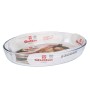 Fuente para Horno Quttin Transparente Vidrio Ovalado 4,5 L 39,6 x 27,35 x 6,6 (4 Unidades) de Quttin, Bandejas para horno - R...